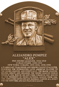 Cooperstown plaque. Courtesy of Baseball Hall of Fame.